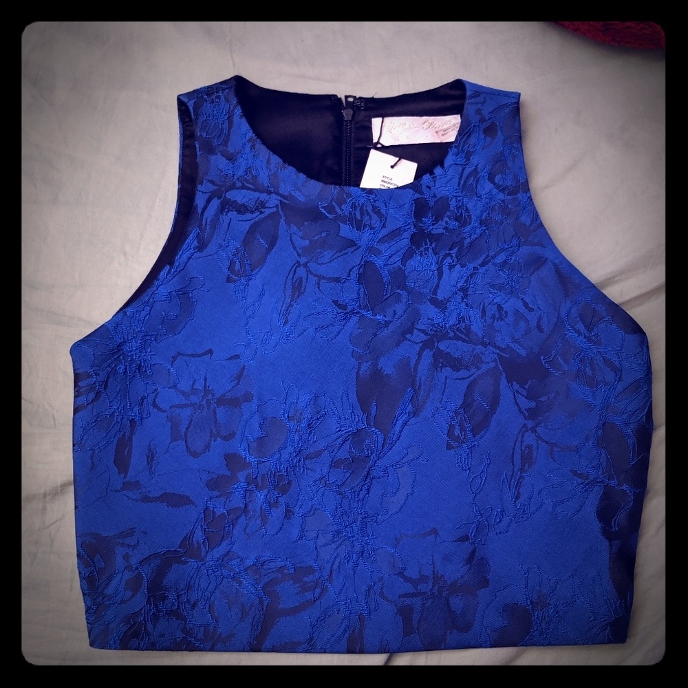 NWT Stunning crop top! Detailing is exquisite💕